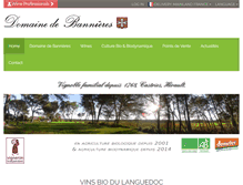 Tablet Screenshot of domaine-de-bannieres.com